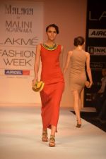 Model walk the ramp for Malini Agarwala Show at lakme fashion week 2012 Day 5 in Grand Hyatt, Mumbai on 6th March 2012 (46).JPG